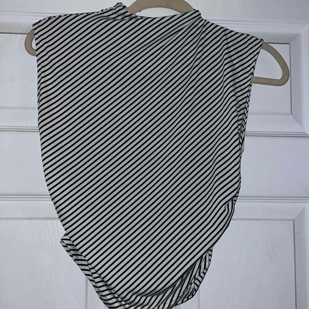 H&M Striped Rayon Top